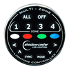 Shadow-Caster Round Zone Controller 4 Channel Remote for MZ-LC or SCM-LC