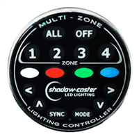 Shadow-Caster Round Zone Controller 4 Channel Remote for MZ-LC or SCM-LC
