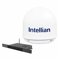 Intellian FB250 Inmarsat Fleet Broadband Maritime Terminal with 19" Rack Mount BDU