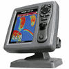 Sitex CVS126 5.7 inch Color LCD Fishfinder with 500/50/200STCX 600 Watt Bronze Thru Hull Triducer (Depth, Temp, Speed)