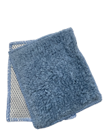 Cornflower Blue Shrubbies by Janey Lynn's Designs.  The super soft multipurpose cloth that goes with EVERY decor.