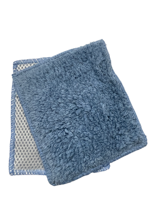 Cornflower Blue Shrubbies by Janey Lynn's Designs.  The super soft multipurpose cloth that goes with EVERY decor.