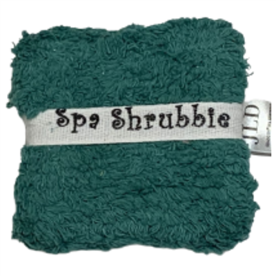 I Teal Clean Spa Shrubbie by Janey Lynn's Designs