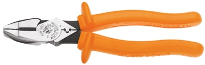 Klein Insulated High-Leverage NE-Type Side Cutting Pliers #D213-9NE-CR-INS