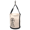 Klein Wide-Opening Straight-Wall Bucket - Inside Pocket and Swivel Snap 5109PS