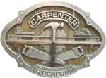 Carpenter Belt Buckle #0256E