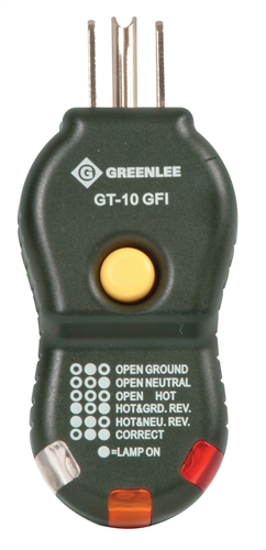 GFI Circuit Tester  #GT-10GFI