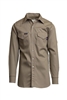 Khaki Flame Retardant Indura Shirt-9 oz #Laps-INK