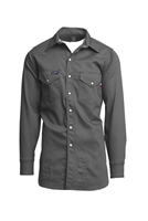 Grey 7 OZ. Grey Flame Retardant Shirt #Lapco-IGR7WS