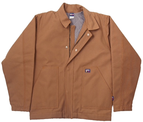 12-Oz Flame Resistant Insulated Jacket-Brown Duck #Lap-JTFRBRDK