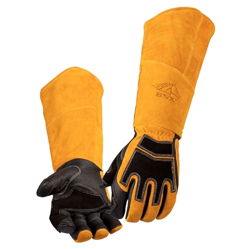 BSX Premium Split Cowhide/Pigskin Stick Glove #BS99-9