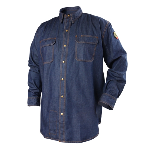 TruGuard 200 FR Cotton Denim Work Shirt #FS8-DNM