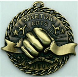 Martial Arts Medal Gold 2 inches