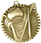 Baseball Medal Gold 2 inches