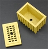 Yellow Treat Box wth 1/4" hole