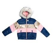 S. Rothschild girls colorblock hooded jacket