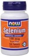 Selenium 100 mcg Yeast Free Vegetarian Tablets (100 ct)