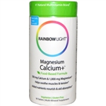 Rainbow Light Magnesium Calcium+ Food-Based Formula (90 Tablets)