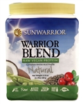 Sunwarrior Warrior Blend Raw Vegan Protein, Natural Flavor (1.1 lbs)