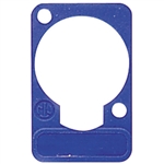 NEUTRIK DSS-BLUEColored labeling plate for all "D" Series size Receptacles -Blue