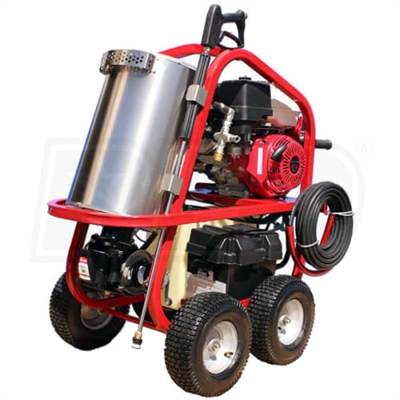 Hot2Go SH Series Professional 4000 PSI (Gas - Hot Water) Pressure Washer w/ Electric Start Honda Engine & Steam)