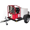 Hot2Go Professional 4000 PSI (Gas - Hot Water) Pressure Washer Trailer w/ Vanguard Engine