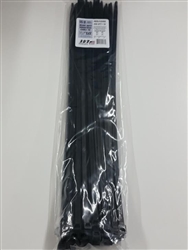 black cable ties