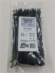 100 40LB 5.7 UV BLACK CABLE TIES