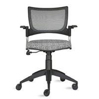 9to5 Seating - Bella Mesh/Mesh Back Tasking Office Chair - 1375