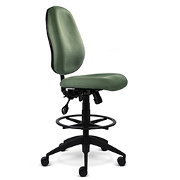 9to5 Seating - Agent 8" Mid-Back Counter Height Stool - 1668