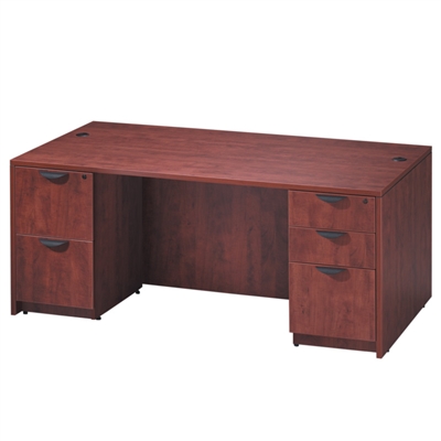 Pacific Coast Desk Classic Laminate Double Pedestal Desk