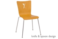 ERG International Multipurpose - Chair -- Designer Back Cutouts