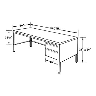 Mayline - Mailflow Systems - Pedestal Table