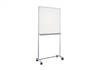 Claridge - Connect X2 Mobile - Partial Height, Double-Sided Markerboard & Tackboard