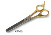 Ice tempered thinning shears