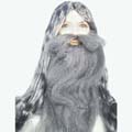 Coal Miner Wig and Beard Set