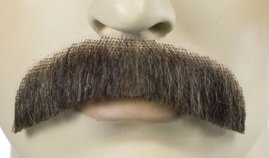 Human Hair Mustache Style M2