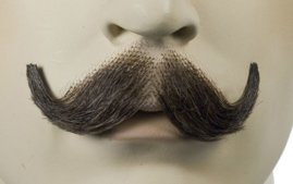 Human Hair Mustache Style M10