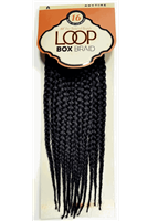 Loop Box Braid 10" ( 16 Strands of Crochet Braid)100% Kanekalon FiberLOOP BOX BRAID 10"