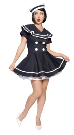 2Pc Pin-Up Captain