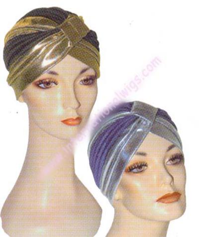 Metallic Jersey Turban