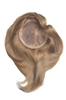 Human Hair Monofilament Topper 22"