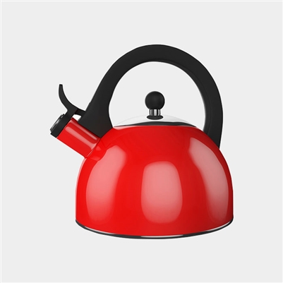 Retro Red Whistle Kettle