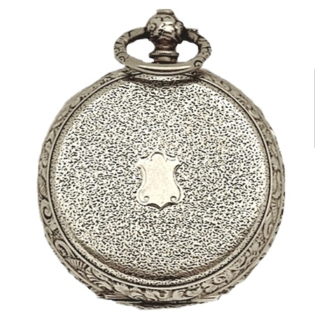 Textured Antique Silver Watch Case