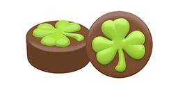 Lucky Shamrock Oreo Cookie Chocolate Mold