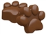 Dog Paw Oreo Cookie Chocolate Mold