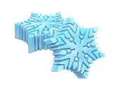 Mini Snowflake Cookie Mold