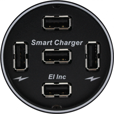 Electronics International USB-6A Smart Charger