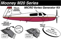 Mooney M20 Micro Aero Dynamics Vortex Generators