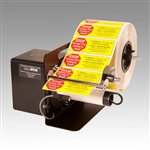 Dispensa-Matic U-60 Label Dispenser is a heavy-duty, semi-automatic electric label dispenser for labels from 0.375â€ to 6â€ wide